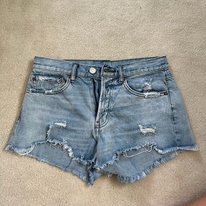 BDG mid-high rise denim shorts